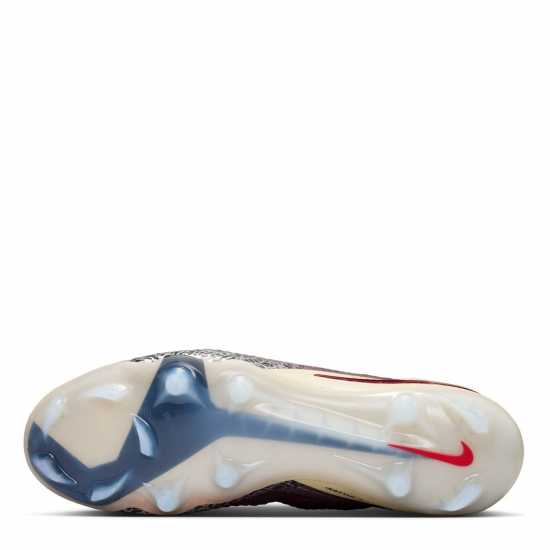 Nike Phantom 6 Low Elite Adults Firm Ground Football Boots Burgundy/Print 