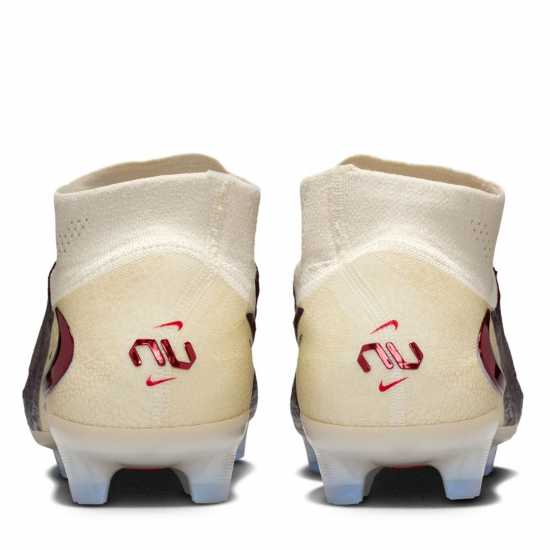 Nike Phantom 6 Low Elite Adults Firm Ground Football Boots Burgundy/Print 