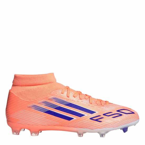 Adidas F50 League Mens Firm Ground Football Boots Оранжево/Синьо Adidas F50 League Mens Firm Ground Football Boots Оранжево/Синьо