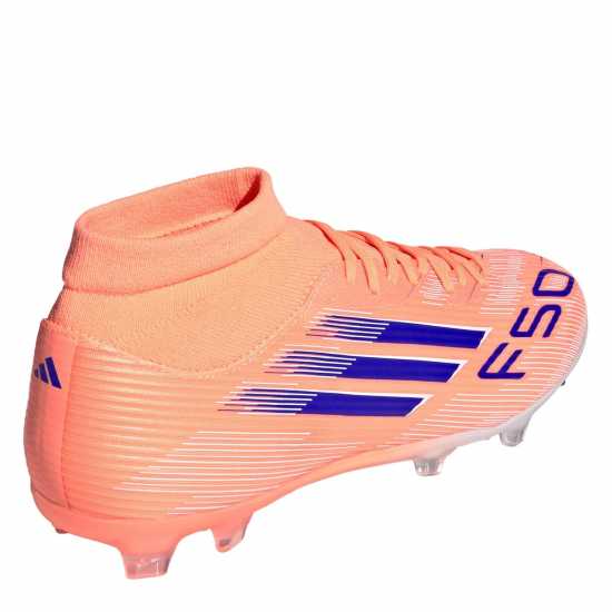 Adidas F50 League Mens Firm Ground Football Boots Оранжево/Синьо Adidas F50 League Mens Firm Ground Football Boots Оранжево/Синьо