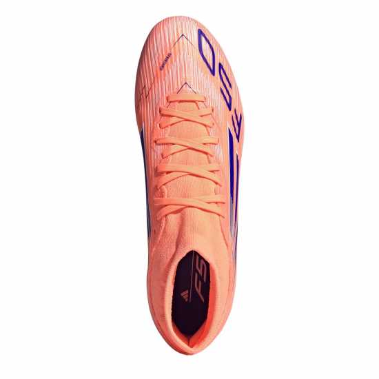 Adidas F50 League Mens Firm Ground Football Boots Оранжево/Синьо Adidas F50 League Mens Firm Ground Football Boots Оранжево/Синьо
