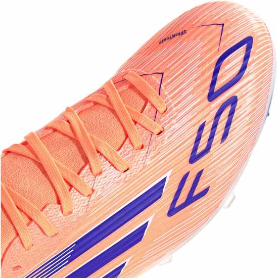 Adidas F50 League Mens Firm Ground Football Boots Оранжево/Синьо Adidas F50 League Mens Firm Ground Football Boots Оранжево/Синьо