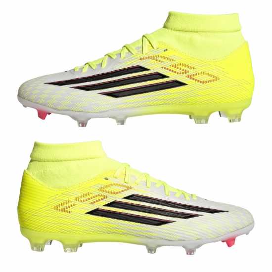 Adidas F50 League Mens Firm Ground Football Boots Solar Yellow 