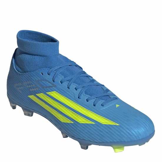 Adidas F50 League Mens Firm Ground Football Boots Blue/Yellow 