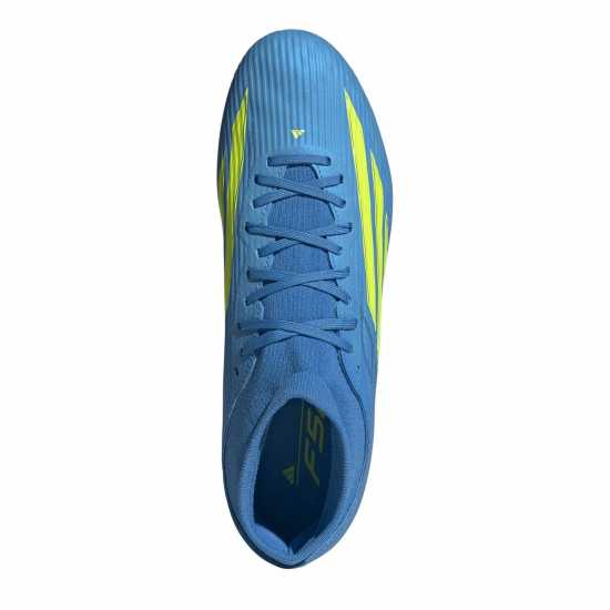 Adidas F50 League Mens Firm Ground Football Boots Blue/Yellow 