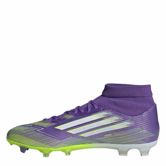 Adidas F50 League Mens Firm Ground Football Boots Purple/White Мъжки футболни бутонки