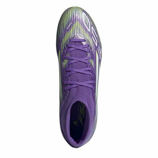 Adidas F50 League Mens Firm Ground Football Boots Purple/White Мъжки футболни бутонки