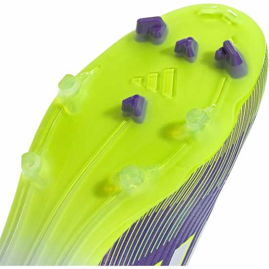 Adidas F50 League Mens Firm Ground Football Boots Purple/White Мъжки футболни бутонки
