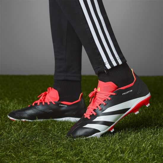Adidas Мъжки Футболни Бутонки Predator League Firm Ground Football Boots Mens Черно Мъжки футболни бутонки