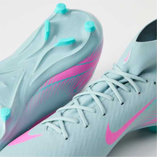 Nike Zoom Mercurial Superfly 10 Academy Adults Firm Ground Football Boots Сиво/Розово Мъжки футболни бутонки