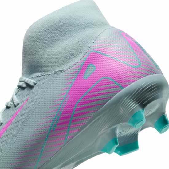 Nike Zoom Mercurial Superfly 10 Academy Adults Firm Ground Football Boots Сиво/Розово Мъжки футболни бутонки