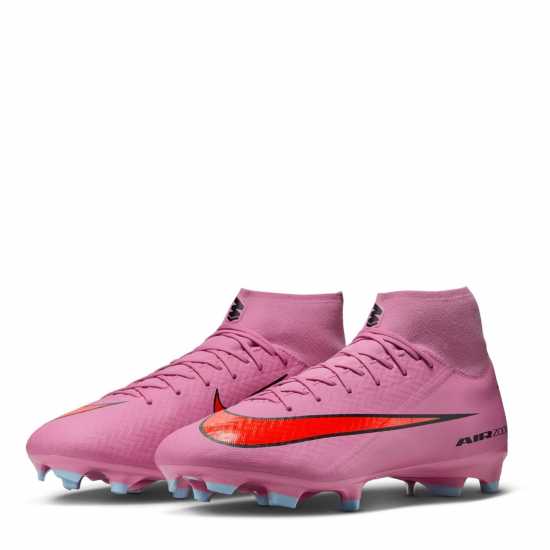 Nike Zoom Mercurial Superfly 10 Academy Adults Firm Ground Football Boots Pink/Black Мъжки футболни бутонки