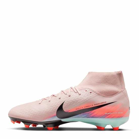 Nike Zoom Mercurial Superfly 10 Academy Adults Firm Ground Football Boots Розово/Синьо 