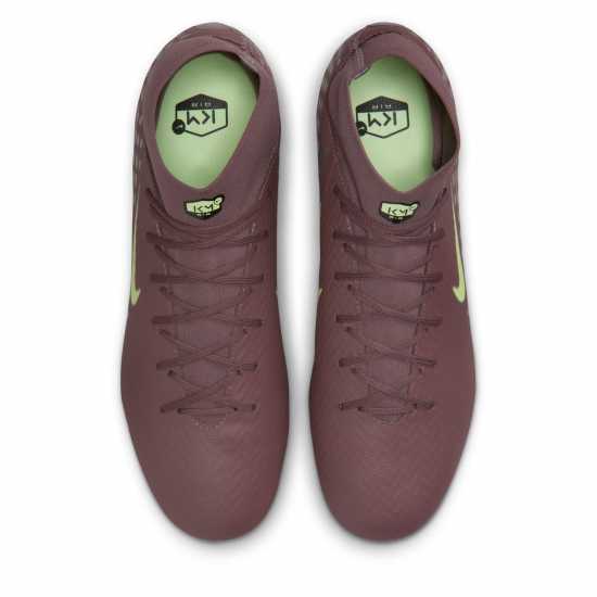 Nike Zoom Mercurial Superfly 10 Academy Adults Firm Ground Football Boots Plum/Silver 