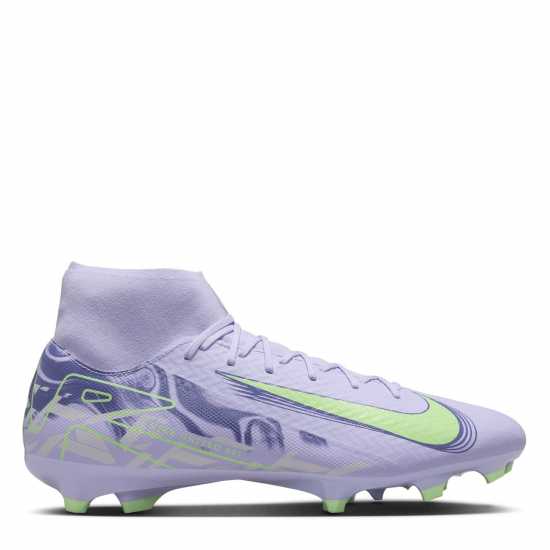 Nike Zoom Mercurial Superfly 10 Academy Adults Firm Ground Football Boots Лилаво/Волт Мъжки футболни бутонки