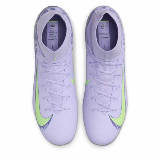 Nike Zoom Mercurial Superfly 10 Academy Adults Firm Ground Football Boots Лилаво/Волт Мъжки футболни бутонки