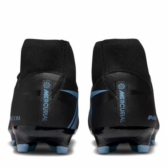 Nike Zoom Mercurial Superfly 10 Academy Adults Firm Ground Football Boots Black/Blue Мъжки футболни бутонки