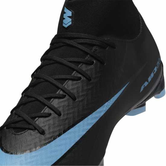 Nike Zoom Mercurial Superfly 10 Academy Adults Firm Ground Football Boots Black/Blue Мъжки футболни бутонки