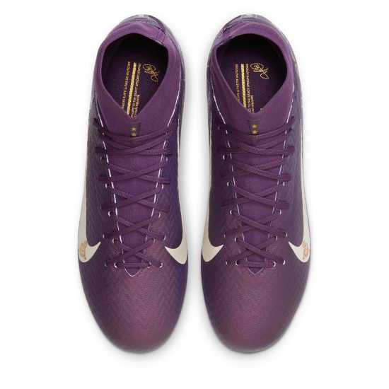 Nike Zoom Mercurial Superfly 10 Academy Adults Firm Ground Football Boots Лилаво/Кремаво Мъжки футболни бутонки