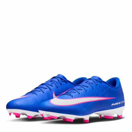 Nike Zoom Mercurial Vapor 16 Academy Firm Ground Football Boots Blue/Wht/Pink 