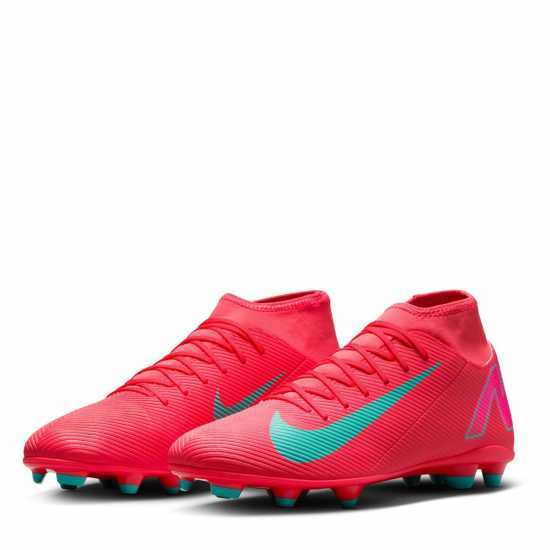 Мъжки футболни бутонки Nike Mercurial Superfly 10 Club Adults Firm Ground Football Boots Червено/Зелено Nike Mercurial Superfly 10 Club Adults Firm Ground Football Boots Червено/Зелено Мъжки футболни бутонки