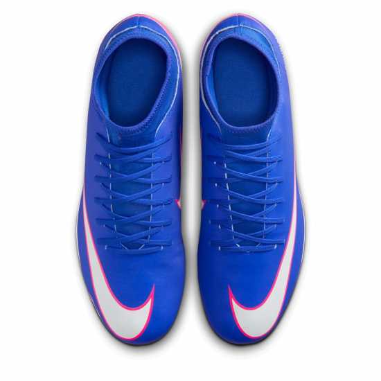 Nike Mercurial Superfly 10 Club Adults Firm Ground Football Boots Blue/Wht/Pink 