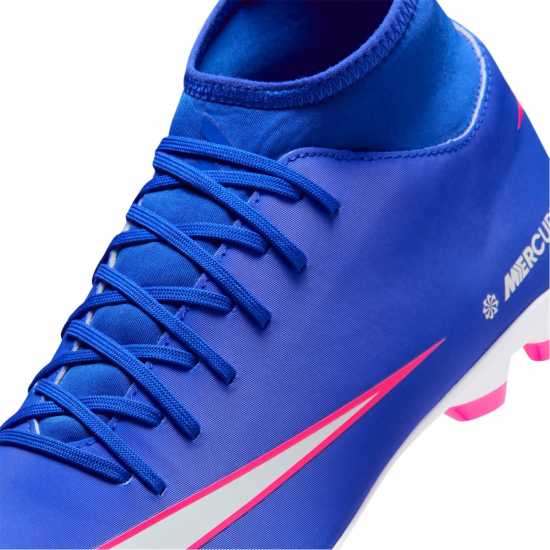 Nike Mercurial Superfly 10 Club Adults Firm Ground Football Boots Blue/Wht/Pink 