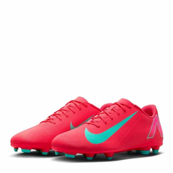 Nike Mercurial Vapor 16 Club Adults Firm Ground Football Boots Червено/Зелено Мъжки футболни бутонки