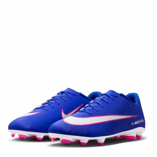 Nike Mercurial Vapor 16 Club Adults Firm Ground Football Boots Blue/Wht/Pink 