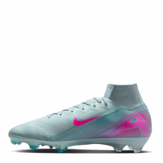 Мъжки футболни бутонки Nike Mercurial Superfly 10 Elite Adults Firm Ground Football Boots Сиво/Розово Nike Mercurial Superfly 10 Elite Adults Firm Ground Football Boots Сиво/Розово Мъжки футболни бутонки