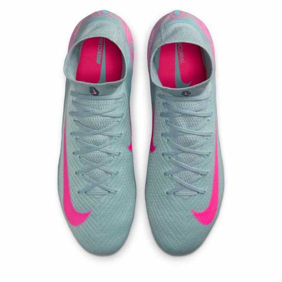 Мъжки футболни бутонки Nike Mercurial Superfly 10 Elite Adults Firm Ground Football Boots Сиво/Розово Nike Mercurial Superfly 10 Elite Adults Firm Ground Football Boots Сиво/Розово Мъжки футболни бутонки