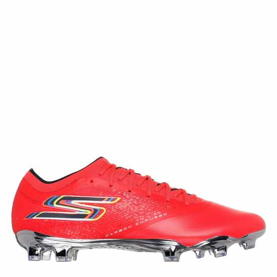 Skechers Razor Elite Adults Firm Ground Football Boots Red/Black 