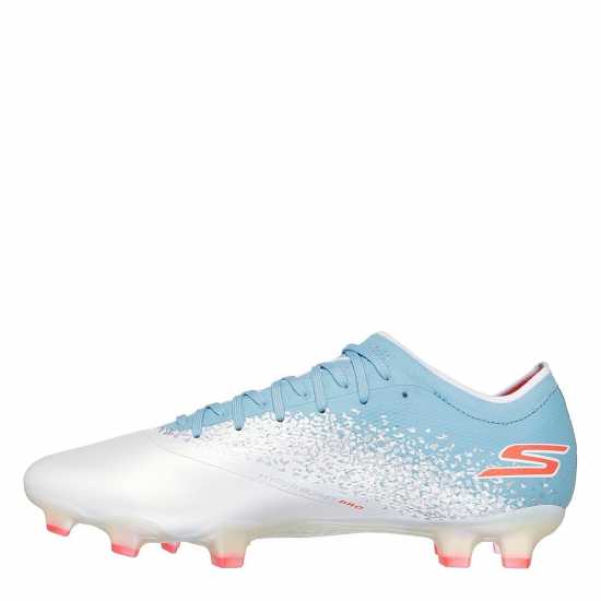Skechers Razor Elite Adults Firm Ground Football Boots White/Blue Мъжки футболни бутонки