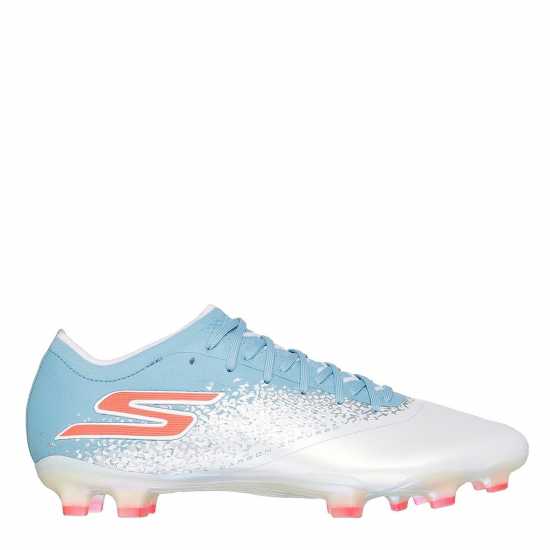 Skechers Razor Elite Adults Firm Ground Football Boots White/Blue Мъжки футболни бутонки