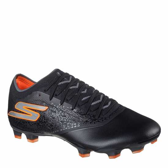 Мъжки футболни бутонки Skechers Razor Elite Adults Firm Ground Football Boots Black/Orange Skechers Razor Elite Adults Firm Ground Football Boots Black/Orange Мъжки футболни бутонки
