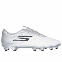 Мъжки футболни бутонки Skechers Razor Adults Academy Firm Ground Football Boots Бяло/сребро Skechers Razor Adults Academy Firm Ground Football Boots Бяло/сребро Мъжки футболни бутонки