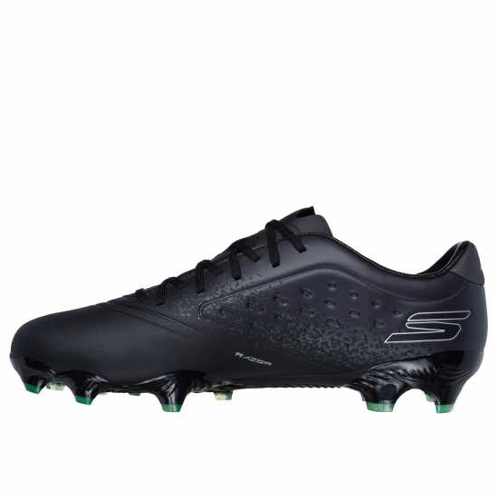 Skechers Razor Adults Academy Firm Ground Football Boots Черно/сребро Мъжки футболни бутонки