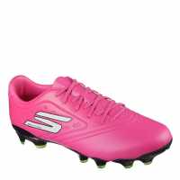 Skechers Razor Adults Academy Firm Ground Football Boots Розово/Черно 