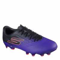 Мъжки футболни бутонки Skechers Razor Adults Academy Firm Ground Football Boots Лилаво/Черно Skechers Razor Adults Academy Firm Ground Football Boots Лилаво/Черно Мъжки футболни бутонки