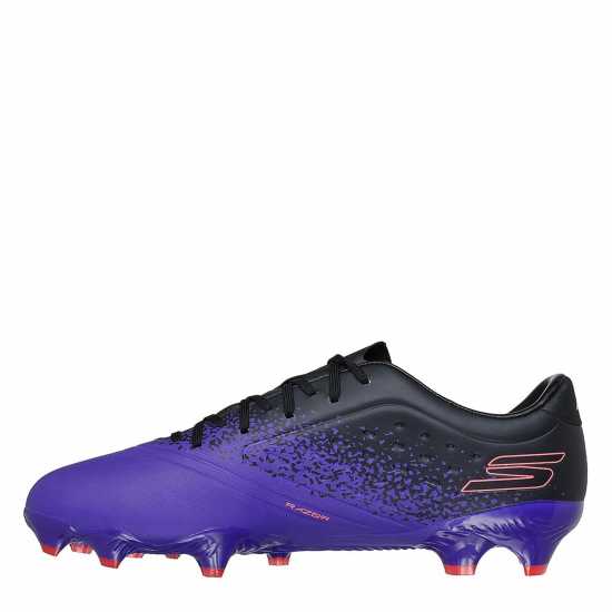 Мъжки футболни бутонки Skechers Razor Adults Academy Firm Ground Football Boots Лилаво/Черно Skechers Razor Adults Academy Firm Ground Football Boots Лилаво/Черно Мъжки футболни бутонки
