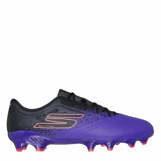 Мъжки футболни бутонки Skechers Razor Adults Academy Firm Ground Football Boots Лилаво/Черно Skechers Razor Adults Academy Firm Ground Football Boots Лилаво/Черно Мъжки футболни бутонки
