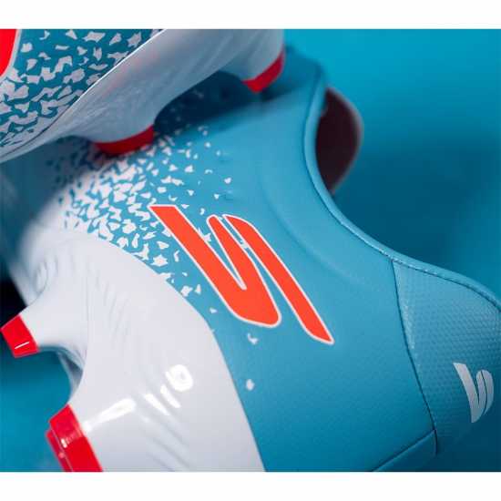 Мъжки футболни бутонки Skechers Razor Adults Academy Firm Ground Football Boots White/Blue Skechers Razor Adults Academy Firm Ground Football Boots White/Blue Мъжки футболни бутонки