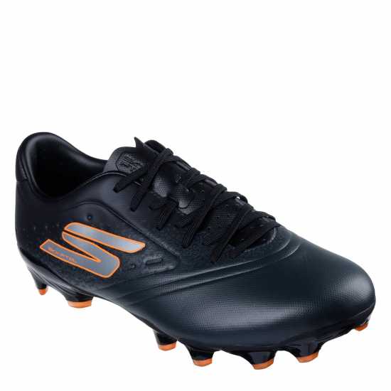 Skechers Razor Adults Academy Firm Ground Football Boots Черно/Оранжево 