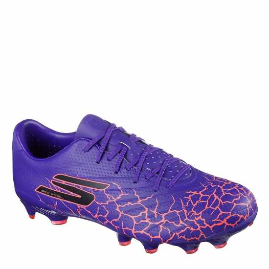 Skechers Skx 1 Firm Ground Football Boots Лилаво/Черно Футболни стоножки