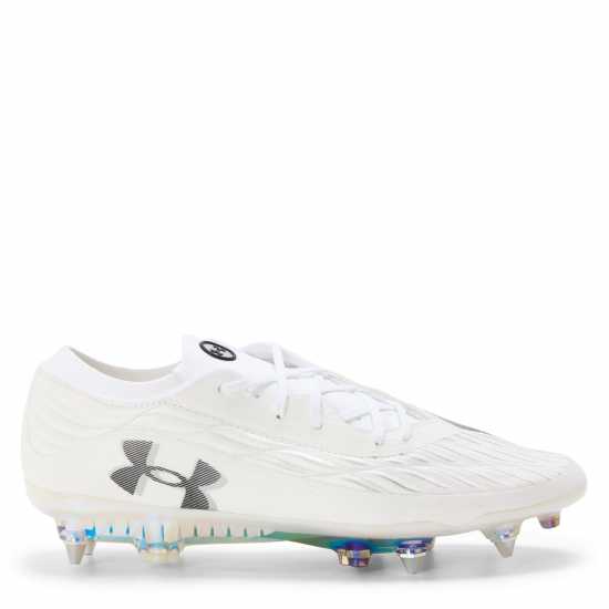 Under Armour Men's Clone Mag Elite Football Boots White Under Armour Men's Clone Mag Elite Football Boots White