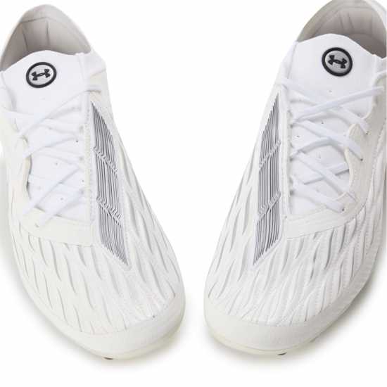 Under Armour Men's Clone Mag Elite Football Boots White Under Armour Men's Clone Mag Elite Football Boots White