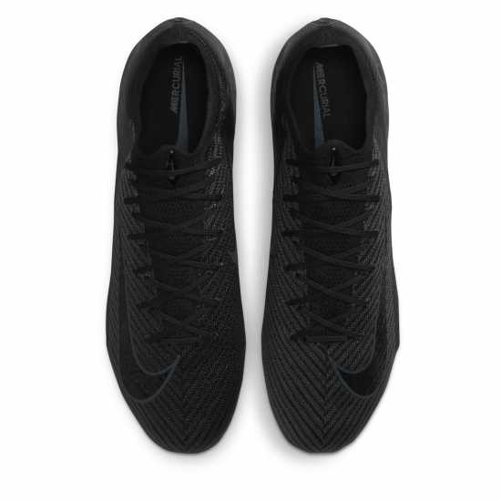 Nike Zoom Vapor 16 Elite Firm Ground Football Boots ЧЕРНО/ЧЕРНО-ДИВО Футболни стоножки