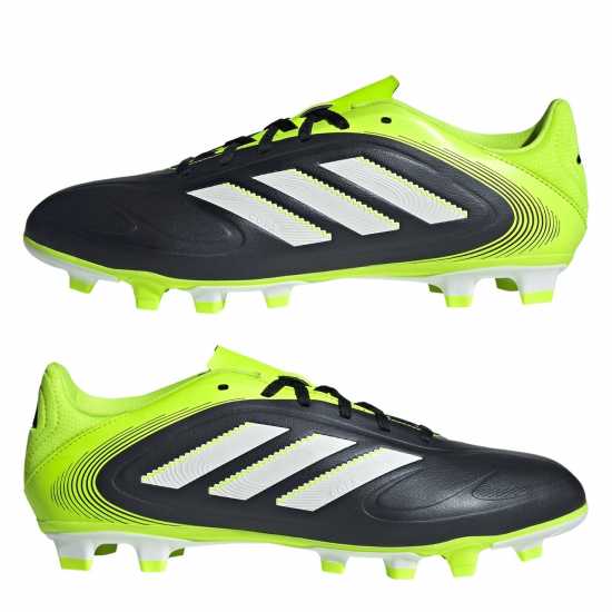 Adidas Copa Pure 3 Club Firm Ground Football Boots Black/Lemon Мъжки футболни бутонки