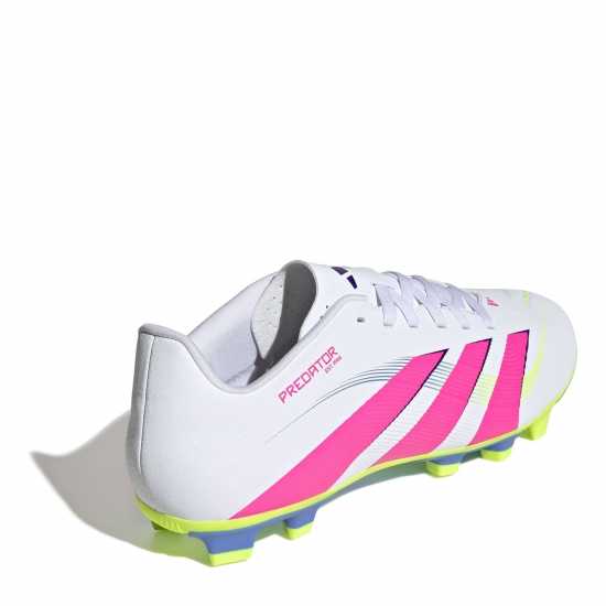 Мъжки футболни бутонки Adidas Predator Club Firm Ground Football Boots Бяло/Розово Adidas Predator Club Firm Ground Football Boots Бяло/Розово Мъжки футболни бутонки