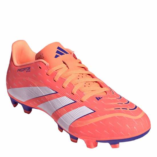 Adidas Predator Club Firm Ground Football Boots Оранжево/Бяло 